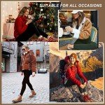 DHSO Fleece Lined Leggings Women High Waisted Winter Warm Workout Leggings Thick Thermal Yoga Pants, Black Small