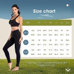 Occffy Leggings for Women High Waist Yoga Pants with Pockets Workout Tummy Control Femme Gym Running Tights CK888 Black