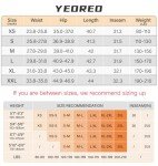 YEOREO Flare Leggings with Pockets for Women Brittany Leggings Workout Leggings for Women Butt Lifting Gym Yoga Leggings Black M