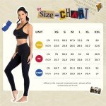 Occffy Workout Leggings for Women High Waisted Gym Leggings with Pockets Tummy Control Yoga Pants Women DS166 Black