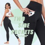 NEW YOUNG 3 Pack Leggings for Women with Pockets-High Waisted Tummy Control Workout Gym Non-See Through Yoga Pants