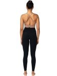Sunzel Sunzfly Workout Leggings for Women, High Waisted Compression Workout Gym Yoga Pants, Tummy Control & No Front Seam Lycra Jet Black Medium 26"