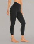 CRZ YOGA Butterluxe High Waisted Capris Workout Leggings for Women 23 Inches - Lounge Leggings Buttery Soft Yoga Pants Black Medium