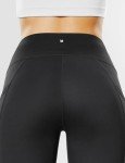 Yogaration Everyday Leggings for Women, High Waisted Yoga Pants with Deep Side Pockets, Non-See-Through Workout Leggings, Full Length, Brushed(Black, Medium)