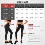 Walifrey High Waisted Workout Leggings for Women Buttery Soft Womens Leggings, 1 Pack Black, Large-X-Large