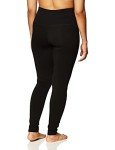 Jockey Women's Cotton Stretch Basic Ankle Legging, Deep Black, X-Large