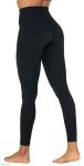 Sunzel Sunzfly Leggings for Women with Tummy Control High Waisted Yoga Pants for Workout Gym Running, 28" Inseam, Black, Medium