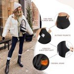 NEW YOUNG 3 Pack Fleece Lined Leggings with Pockets for Women Thermal High Waisted Soft Yoga Pants Winter Workout Leggings