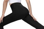 ALONG FIT Buttery Soft Leggings-for-Women Yoga-Pants High Waisted Non Slip Workout Squat Proof Tights(Black,XL)