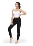 ALONG FIT Buttery Soft Leggings-for-Women Yoga-Pants High Waisted Non Slip Workout Squat Proof Tights(Black,XL)