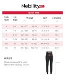 Nebility Women’s Jogger Yoga Pants High Waisted Sweatpant with Pockets Workout Tights Tapered Lounge Pants Loose Leggings Black