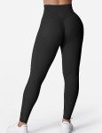 YEOREO Grace Workout Leggings for Women Butt Lifting Tummy Control High Waist Gym Yoga Compression Pants Black M