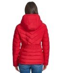 Tommy Hilfiger Women's Outerwear lightweight,Crimson,XL