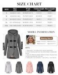 Voqeen Womens Zip Up Hoodies Fleece Jackets Oblique Zipper Hoody Sweatshirt Coat Fall Outfits Sweaters with Pockets(Dark Grey,L)