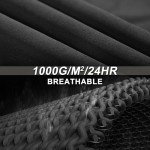 33,000ft Women's Softshell Long Jacket with Hood Fleece Lined Windproof Warm up Waterproof Windbreaker