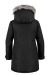 Wantdo Women's Heavy Winter Coats Hooded Ski Jacket Black M