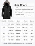 Wantdo Women's Heavy Winter Coats Hooded Ski Jacket Black M
