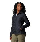 Columbia Women's Heavenly Hooded Jacket Outerwear, Black, Large