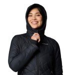 Columbia Women's Heavenly Hooded Jacket, 2024 Black, Medium