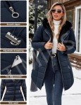 Todays Daily Deals Plus Size Coats for Women Winter Fleece Puffer Jackets with Hood Zipper Thicken Warm Parka Overcoats with Pockets