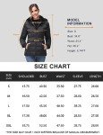Another Choice Women Winter Down Puffer Jacket, Hooded Women Winter Down Jacket Quilted Puffer Coat with Faux-Fur Hood and Collar(Black,XX-Large)