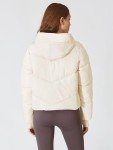 Ogfao Womens Puffer Jacket Winter Short Baggy Quilted Down Coats with Thumbholes
