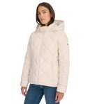 Tommy Hilfiger Women's Zip-up Lightweight Jacket, Whitesand, Large