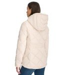 Tommy Hilfiger Women's Zip-up Lightweight Jacket, Whitesand, Large