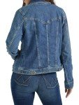 Wrangler Authentics Women's Denim Jacket, Weathered, Large