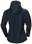 Helly Hansen Women's Seven J Waterproof Windproof Breathable Rain Coat Jacket, 598 Navy, Small