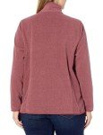 Amazon Essentials Women's Classic-Fit Full-Zip Polar Soft Fleece Jacket (Available in Plus Size), Burgundy Heather, Medium