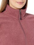 Amazon Essentials Women's Classic-Fit Full-Zip Polar Soft Fleece Jacket (Available in Plus Size), Burgundy Heather, Medium