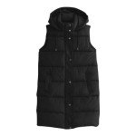 Prime Big Deal Days WUANDIXFA Jackets for Women Sleeveless Thermal Over Coat Warm Puffer Quilted Vest Water Resistant Long Jackets