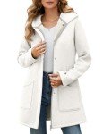 Oleda Zip Up Womens Hoodies Sherpa Fleece Winter Jacket Hoodie Long Sleeve Tunic Sweatshirt Hooded Coats with Pockets