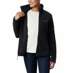 Columbia womens Fast Trek II Jacket Sweaters, Black, X-Large US