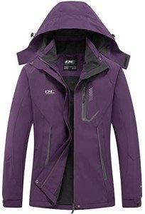 Diamond Candy Hooded Waterproof Jacket Softshell Women Sportswear