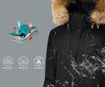 Wantdo Women's Winter Jacket Ski Jacket Winter Coat Mountain Snowboarding Jackets Black M
