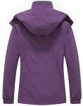 Diamond Candy Hooded Waterproof Jacket Softshell Women Sportswear