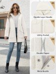 Oleda Zip Up Womens Hoodies Sherpa Fleece Winter Jacket Hoodie Long Sleeve Tunic Sweatshirt Hooded Coats with Pockets