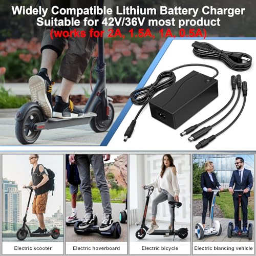 42V 2A Charger for Electric Scooters & Ebikes