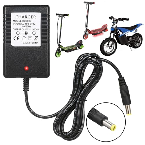 12V Charger for Razor Power Core E90 Scooter