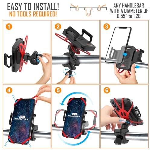 TruActive 360° Bike and Motorcycle Phone Mount