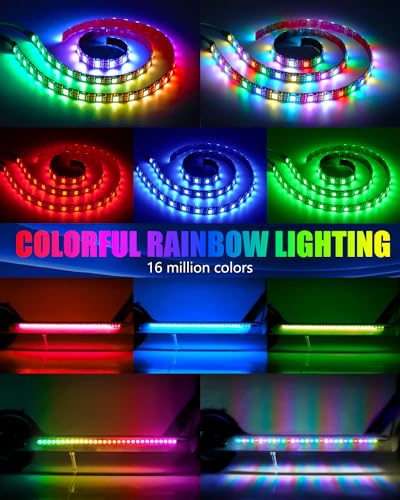 Keiurot RGB LED Light Strips for Scooters