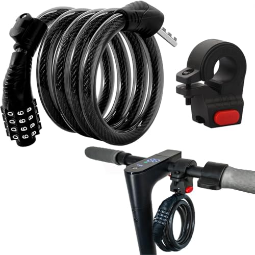 Secure 4ft Combination Lock for Electric Scooters
