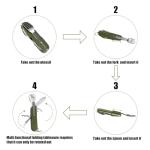 7-in-1 Stainless Steel Folding Tableware Set