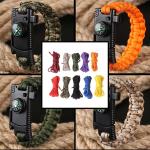 10-Piece 3M Paracord Survival Rope Set