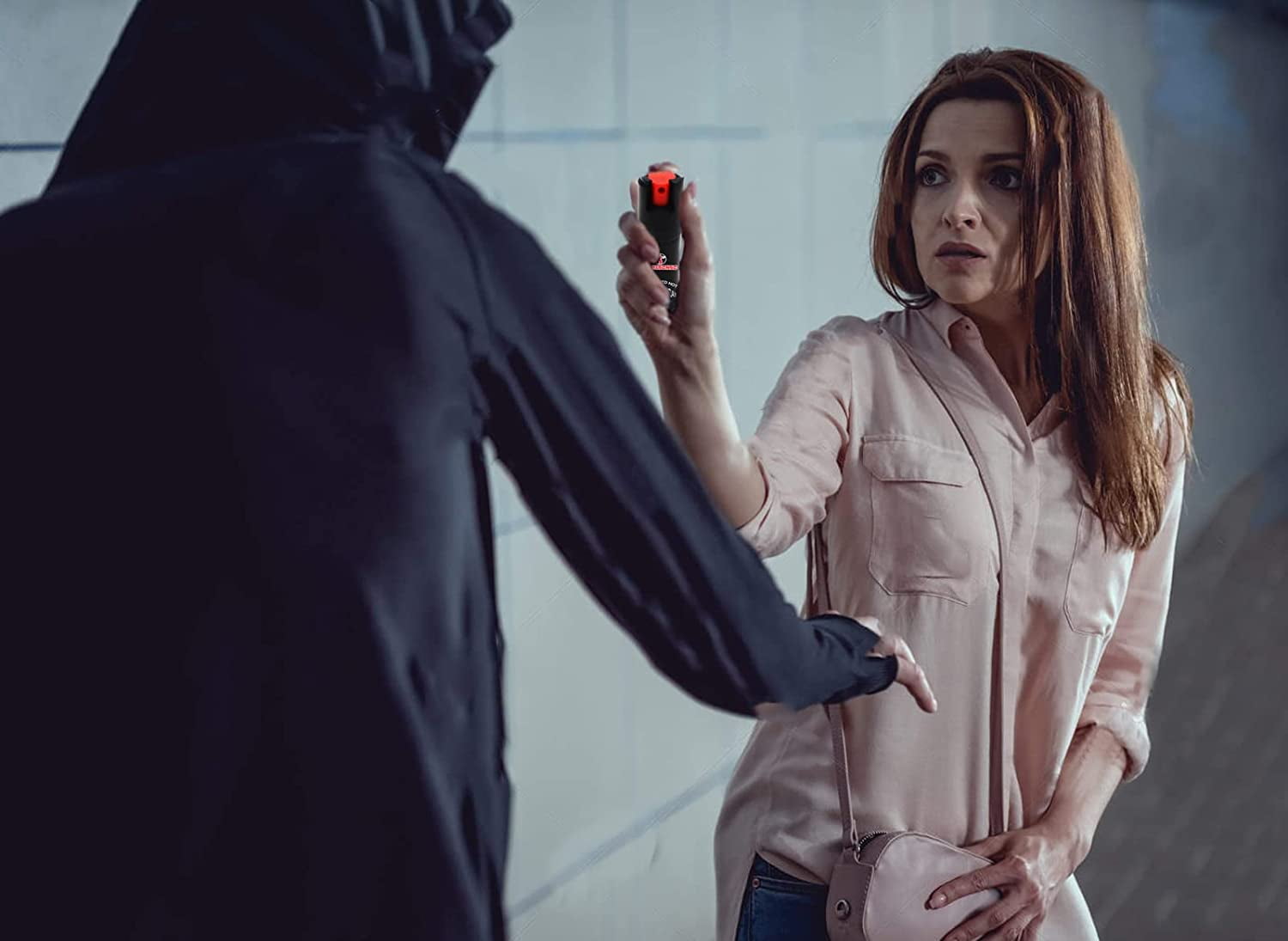 FIGHTSENSE Compact Self Defense Pepper Spray - Pink