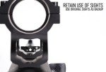 Monstrum 10/22 Scope Rings with See-Through Base
