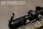 Monstrum 10/22 Scope Rings with See-Through Base