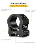 CVLIFE Medium Profile Scope Rings for Rifles